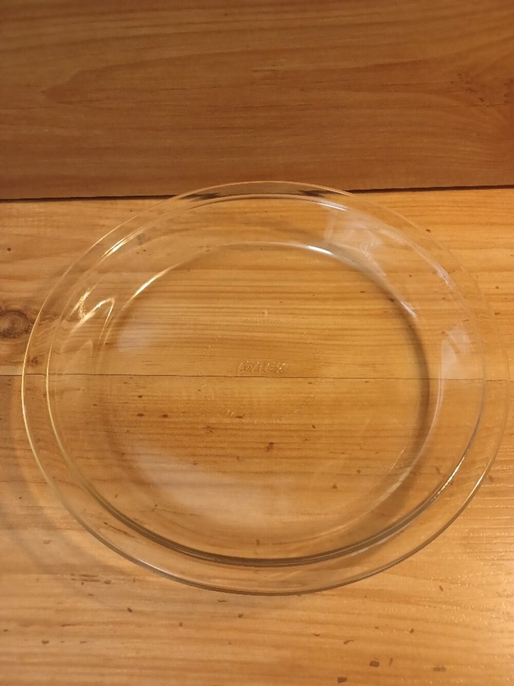 Vintage Pyrex Glass 9in Pie Plate Baking Dish 23cm Clear # 209